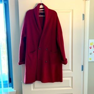 J Crew Long Cardigan in Super Soft Yarn Large